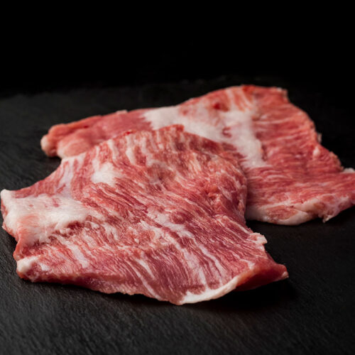 Secreto de cerdo ibérico de papadas congelado